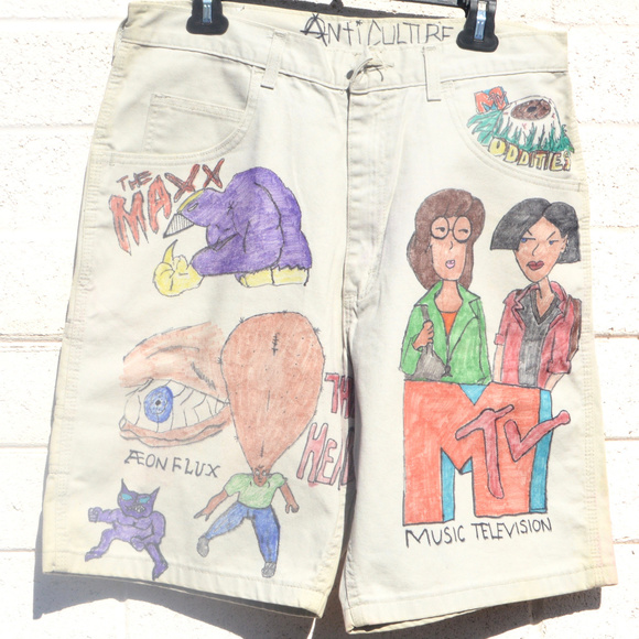 MTV Beavis and Butthead Shorts Cargo - Picture 7 of 7